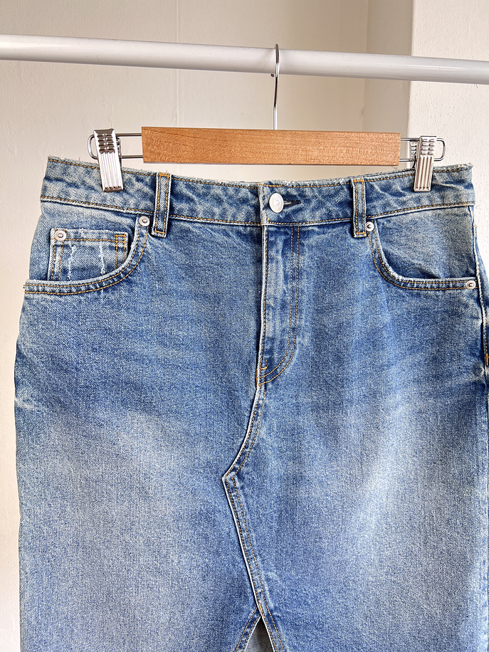 Falda mezclilla azul 3