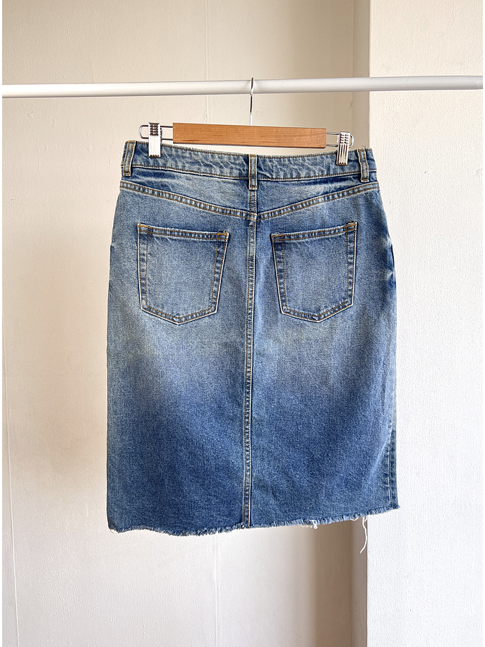 Falda mezclilla azul 2