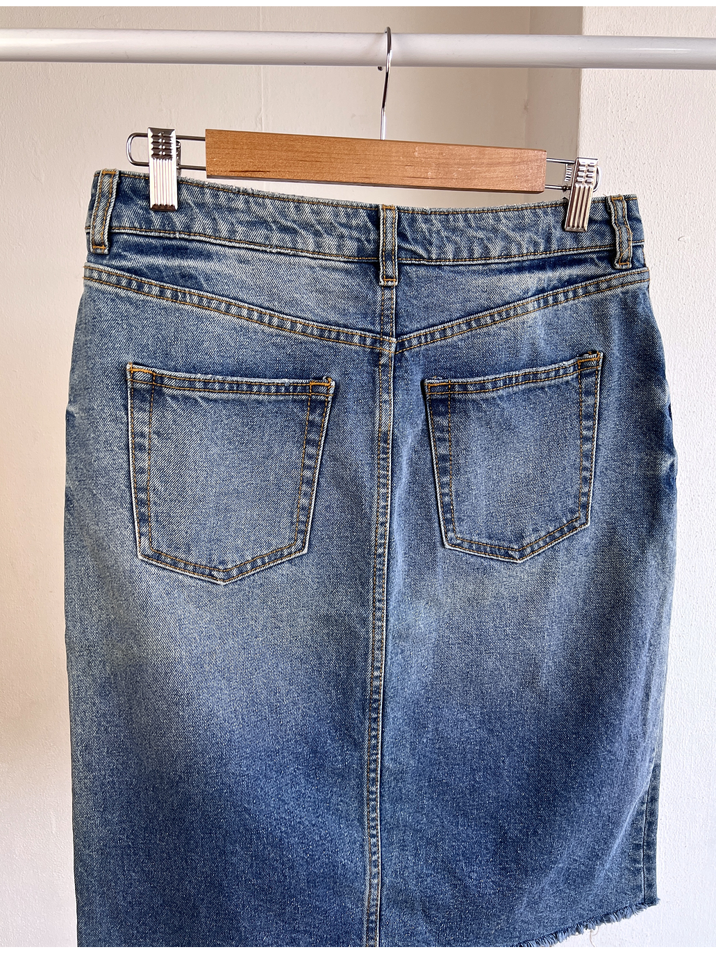 Falda mezclilla azul 4