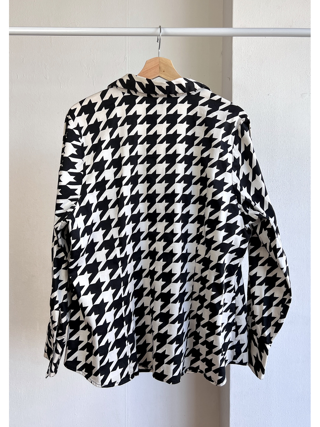 Camisa estampada pata de gallo 2