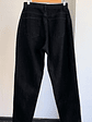 Pantalón mezclilla tiro alto negro - Miniatura 3