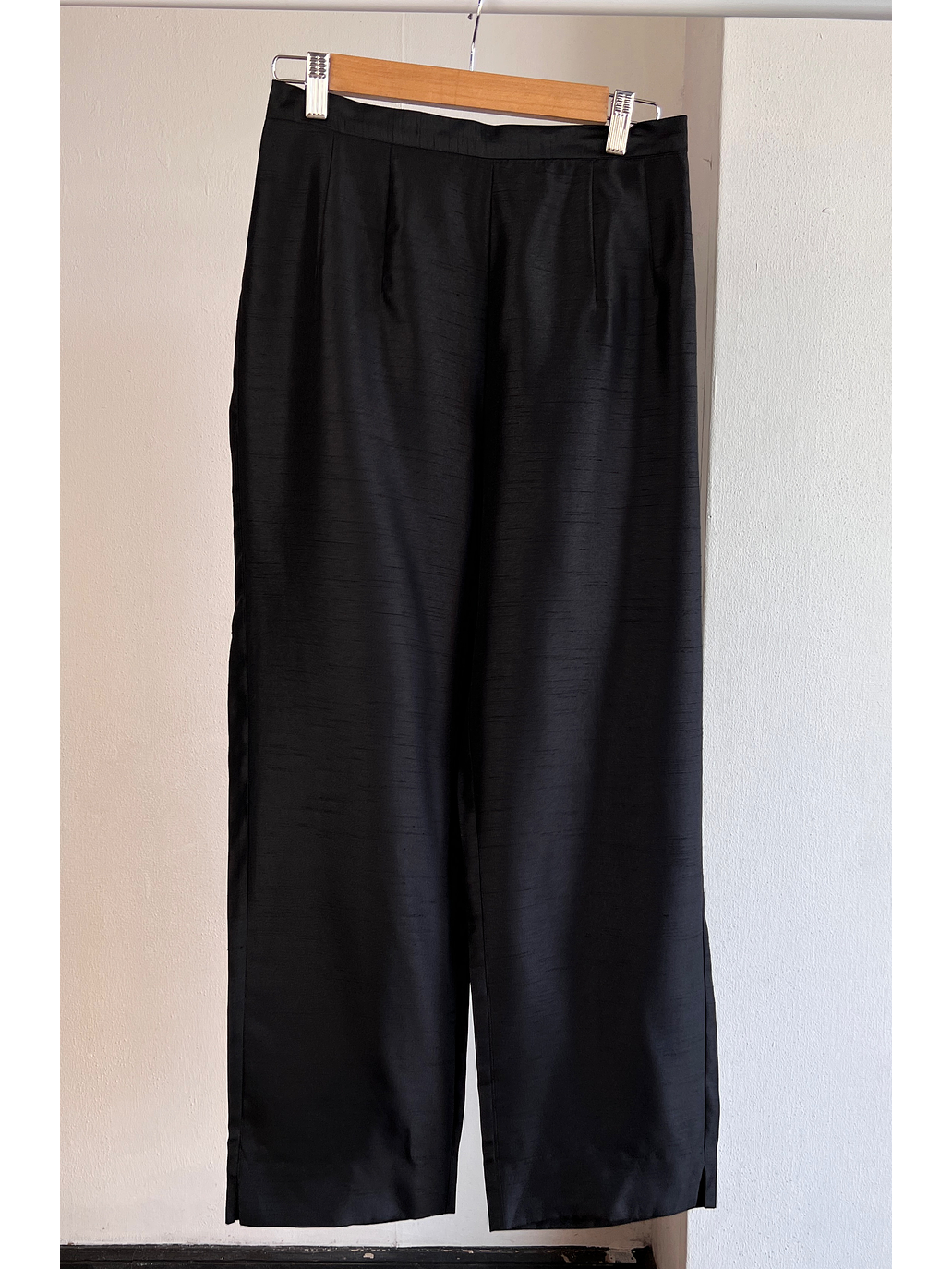 Pantalón de tela negro 1