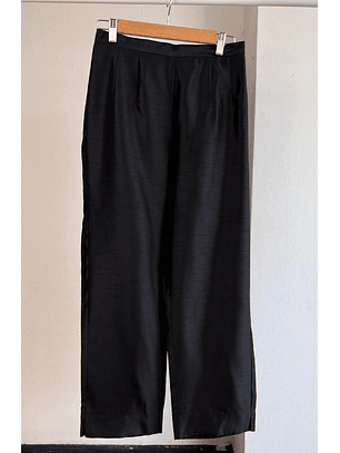 Pantalón de tela negro