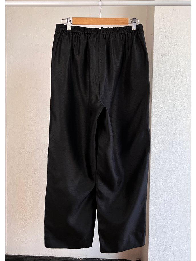 Pantalón de tela negro 3