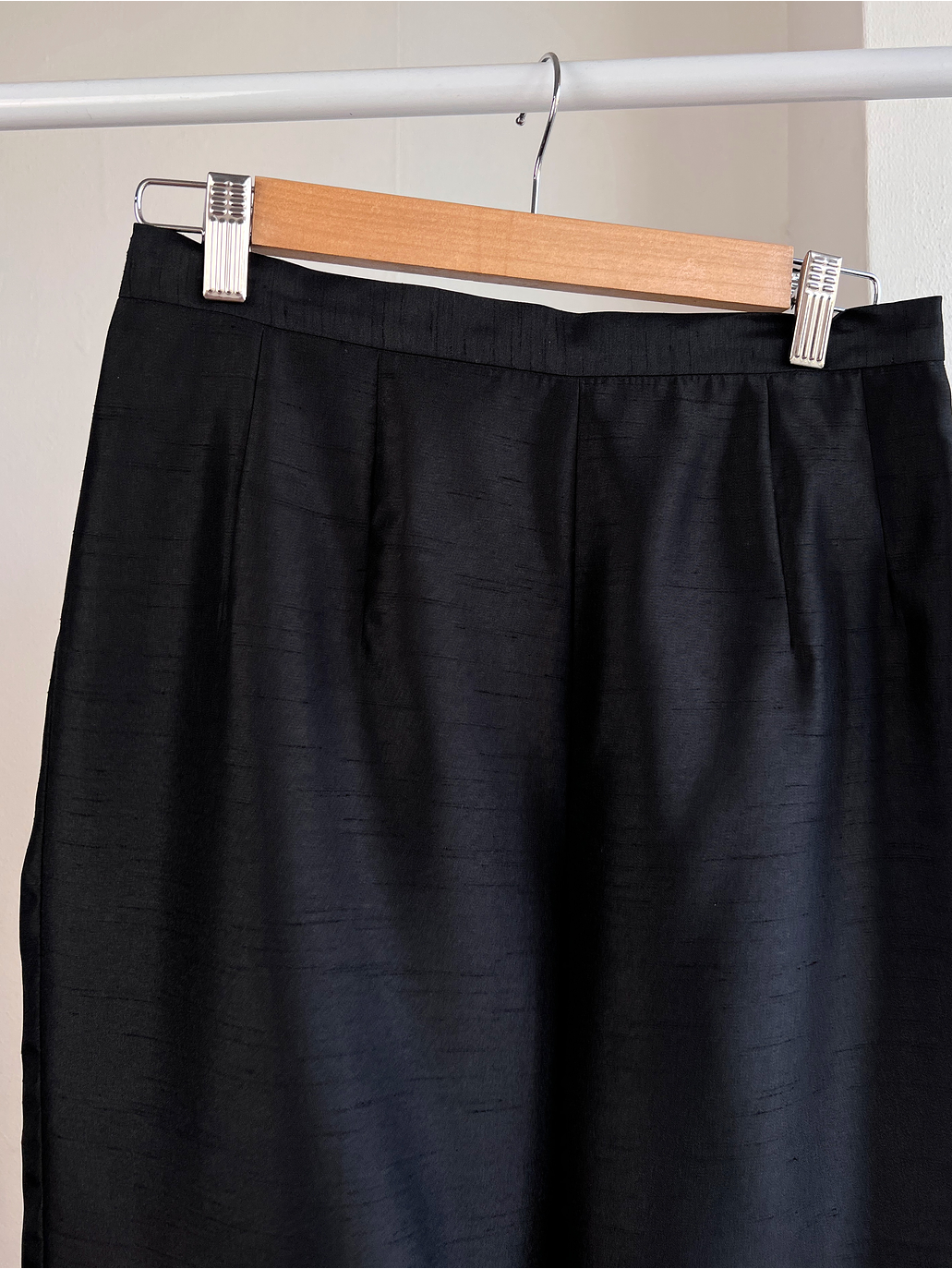 Pantalón de tela negro 2