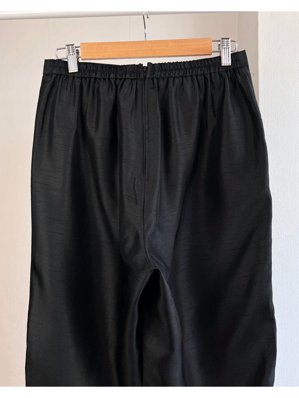 Pantalón de tela negro 4