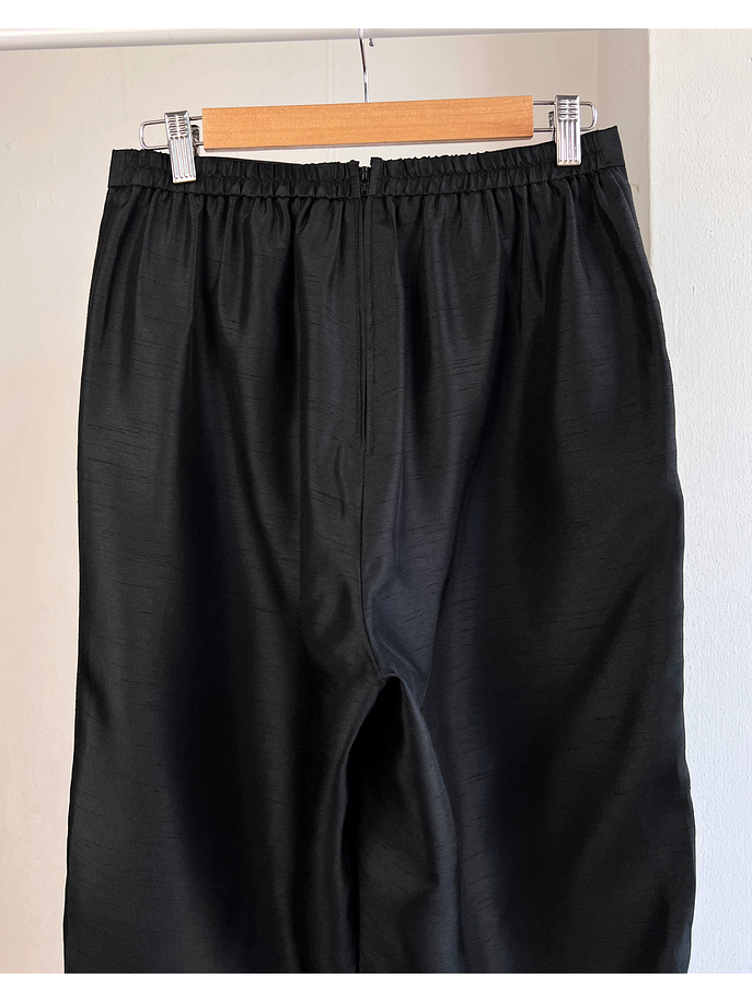 Pantalón de tela negro 4