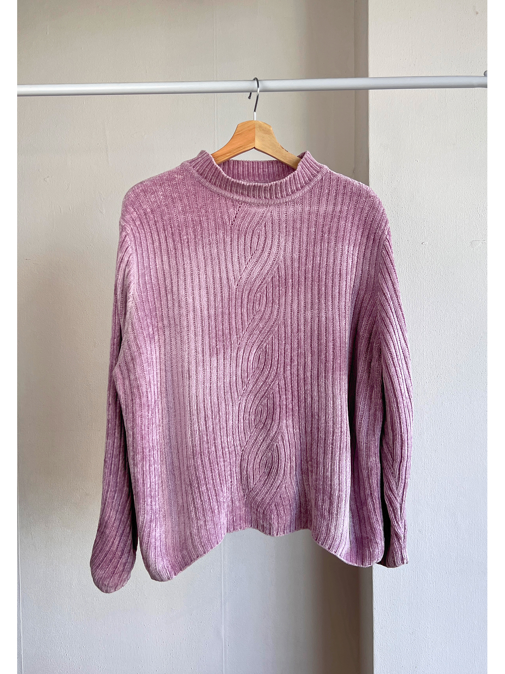 Chaleco lila vintage  1