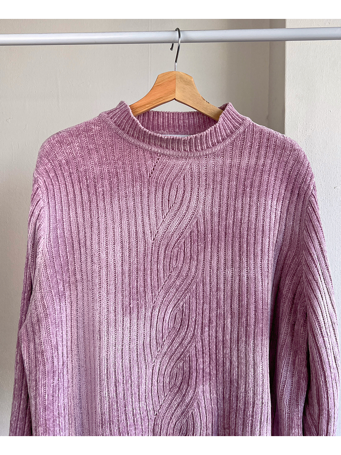 Chaleco lila vintage  2