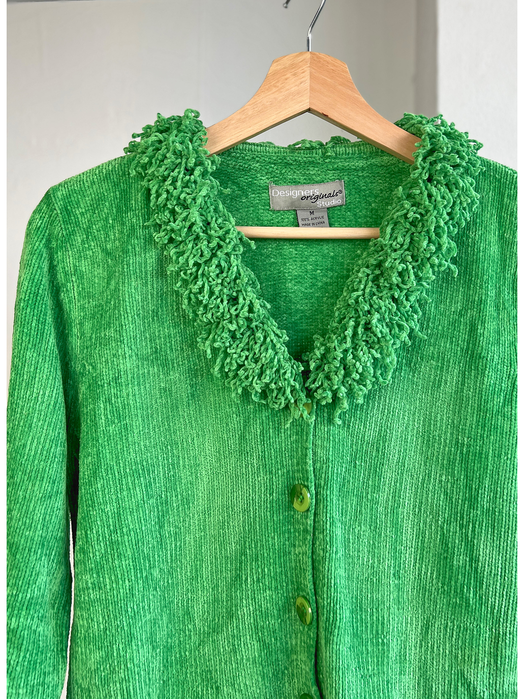 Cardigan verde vintage  2
