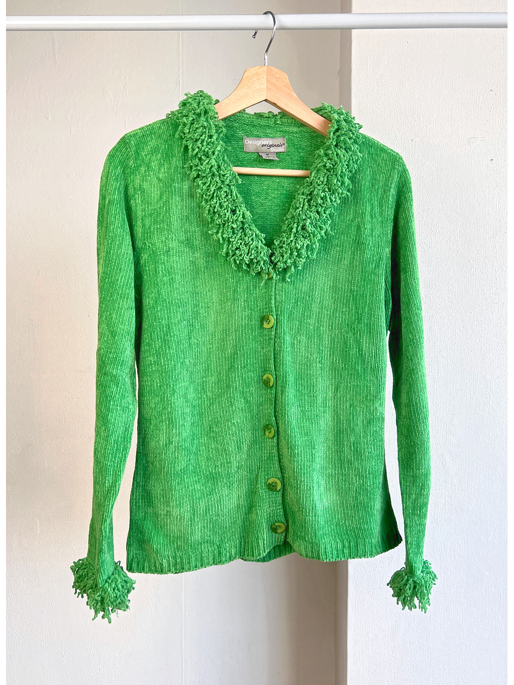 Cardigan verde vintage  1