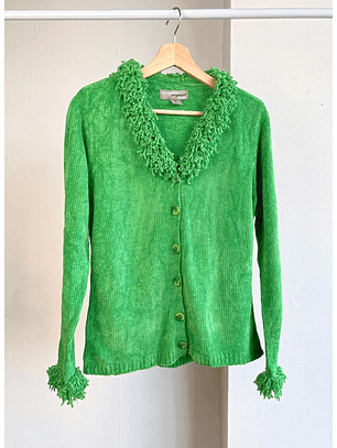 Cardigan verde vintage 