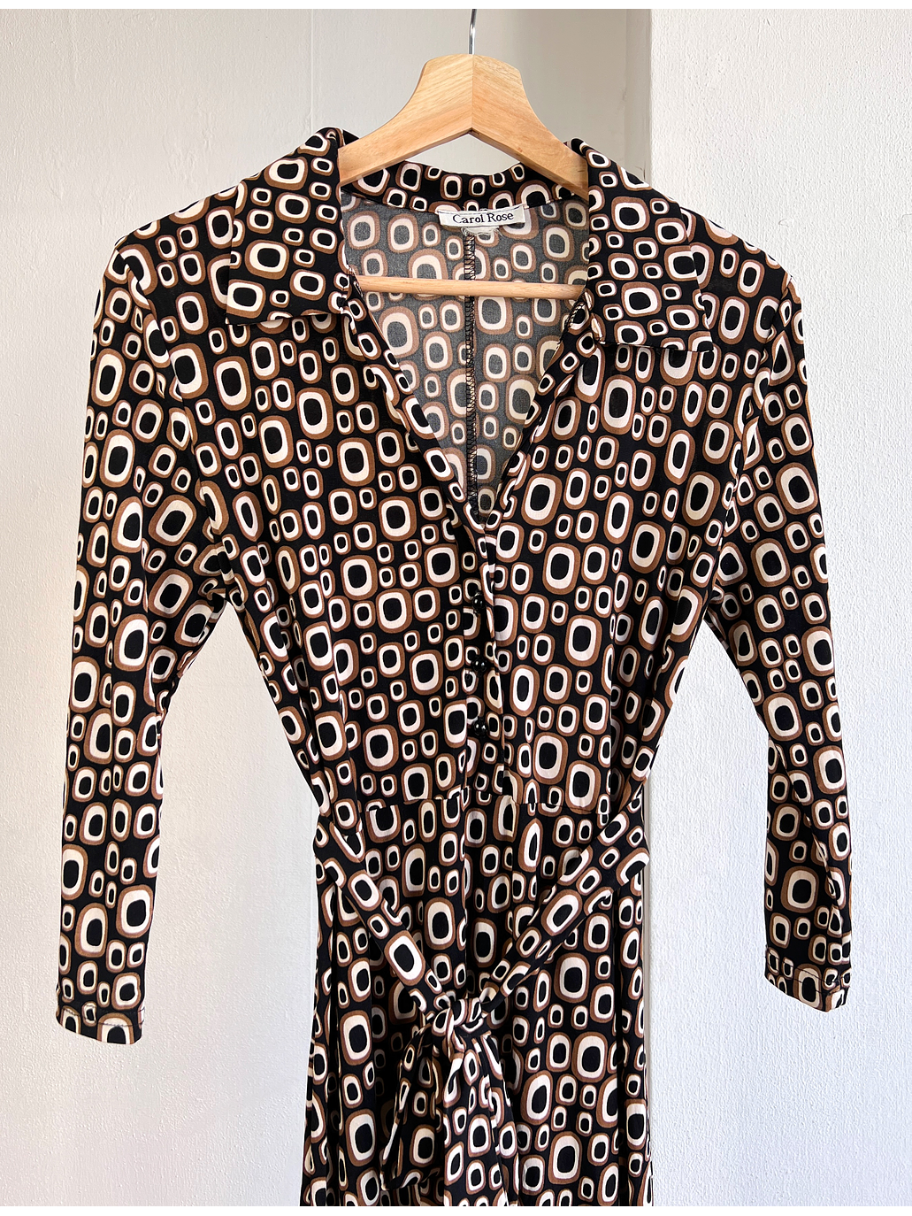 Vestido estampado retro 2