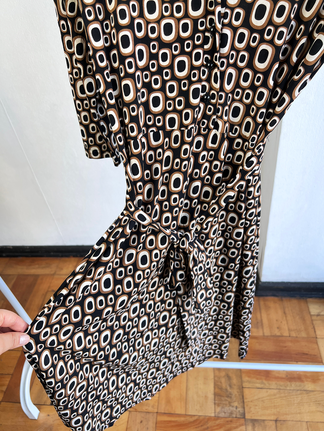 Vestido estampado retro 4