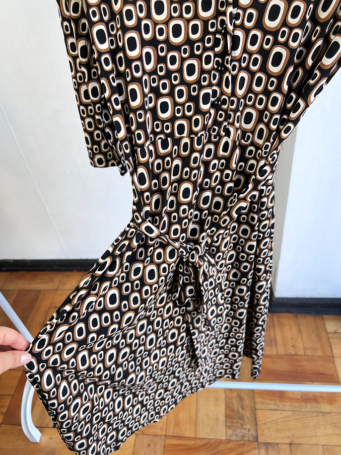 Vestido estampado retro 4