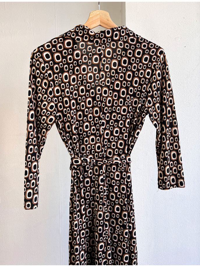 Vestido estampado retro 5