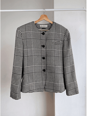 Blazer vintage cuadrillé