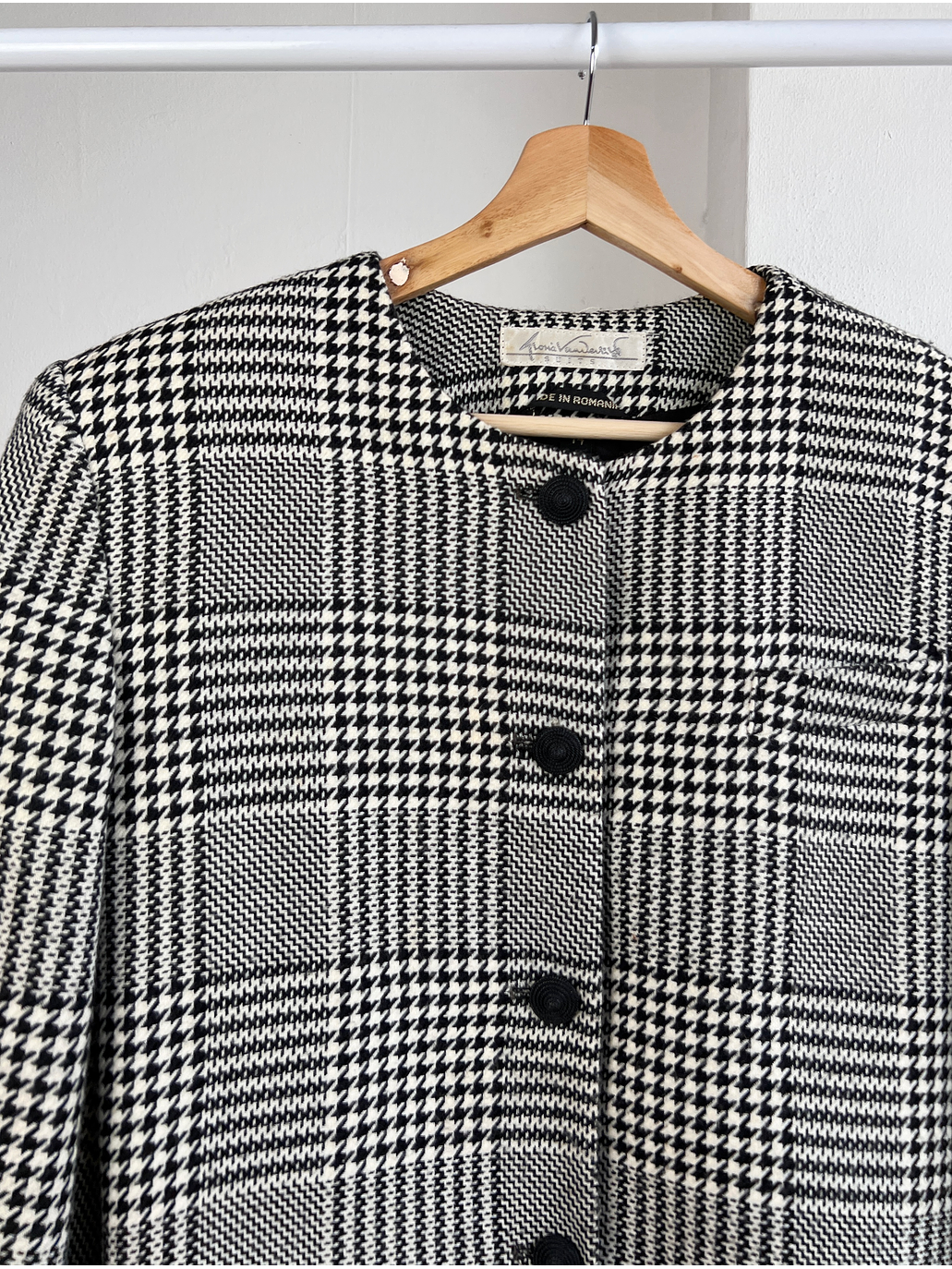 Blazer vintage cuadrillé 2