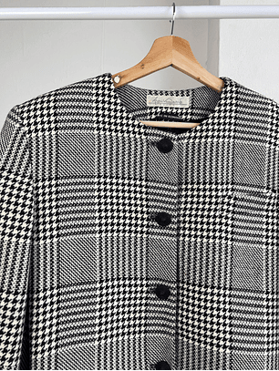 Blazer vintage cuadrillé