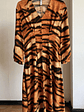 Vestido midi animal print - Miniatura 1