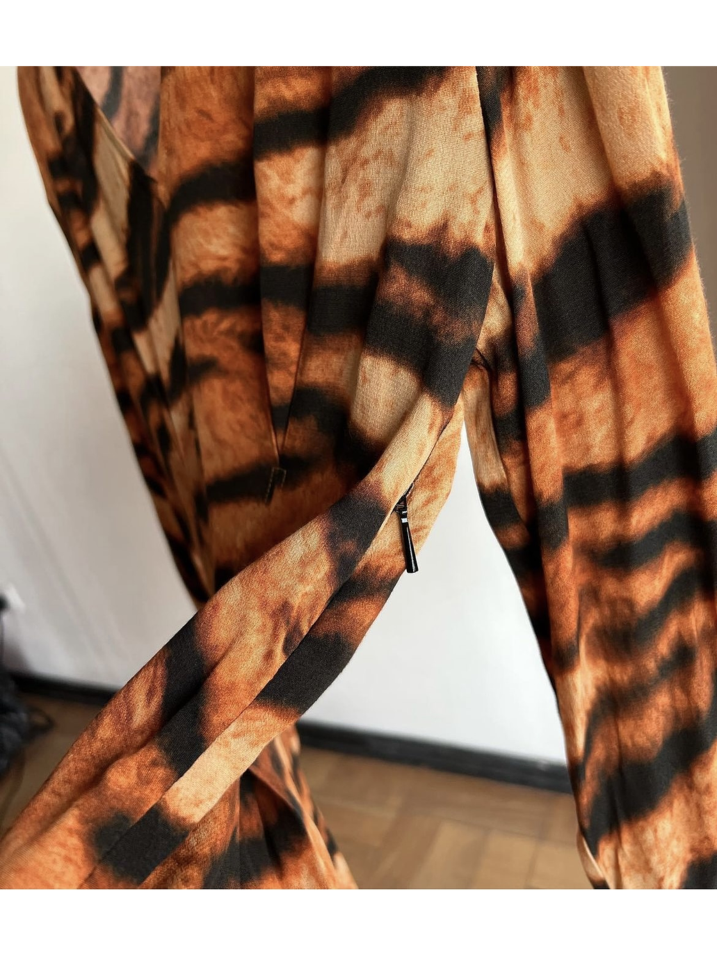 Vestido midi animal print 5