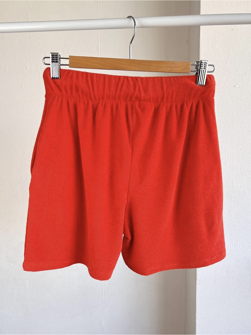 Short de toalla naranjo 3