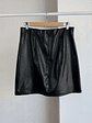 Falda cuerina negra - Miniatura 2