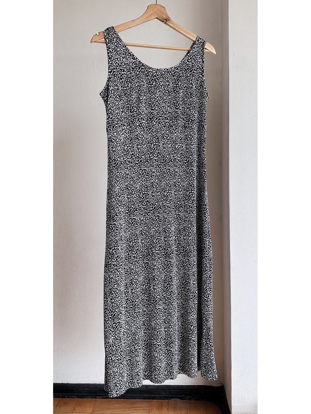 Vestido floreado plisado vintage 1