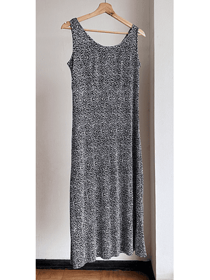 Vestido floreado plisado vintage