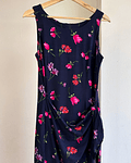 Vestido floreado azul vintage 