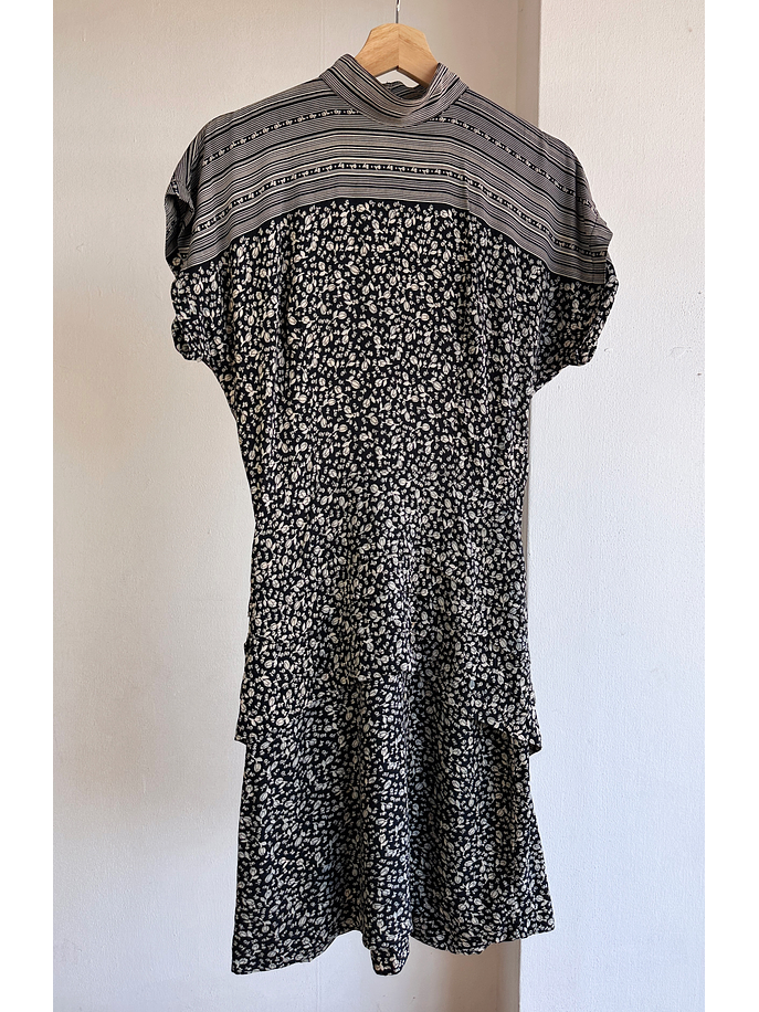 Vestido floreado vintage  1