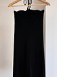 Vestido negro drapeado vintage - Miniatura 4