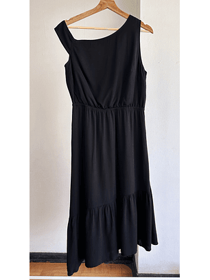 Vestido asimétrico negro 