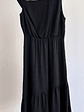Vestido asimétrico negro  - Miniatura 1