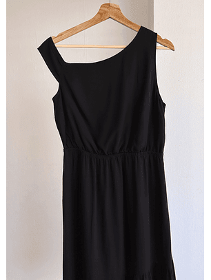 Vestido asimétrico negro 