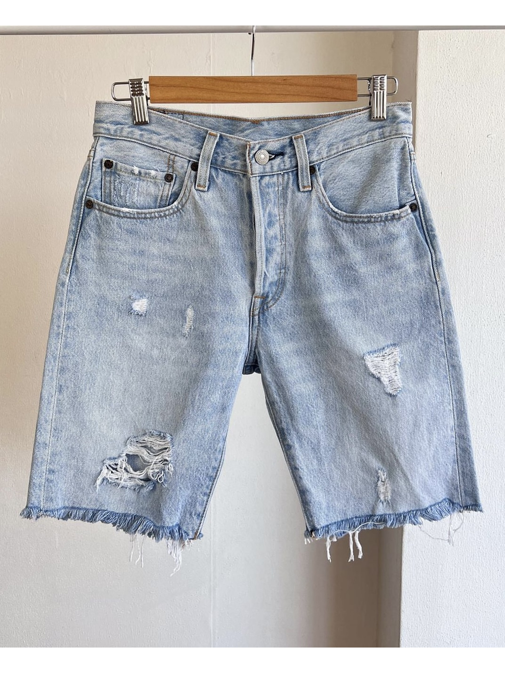 Short mezclilla celeste 1
