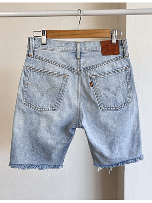 Short mezclilla celeste
