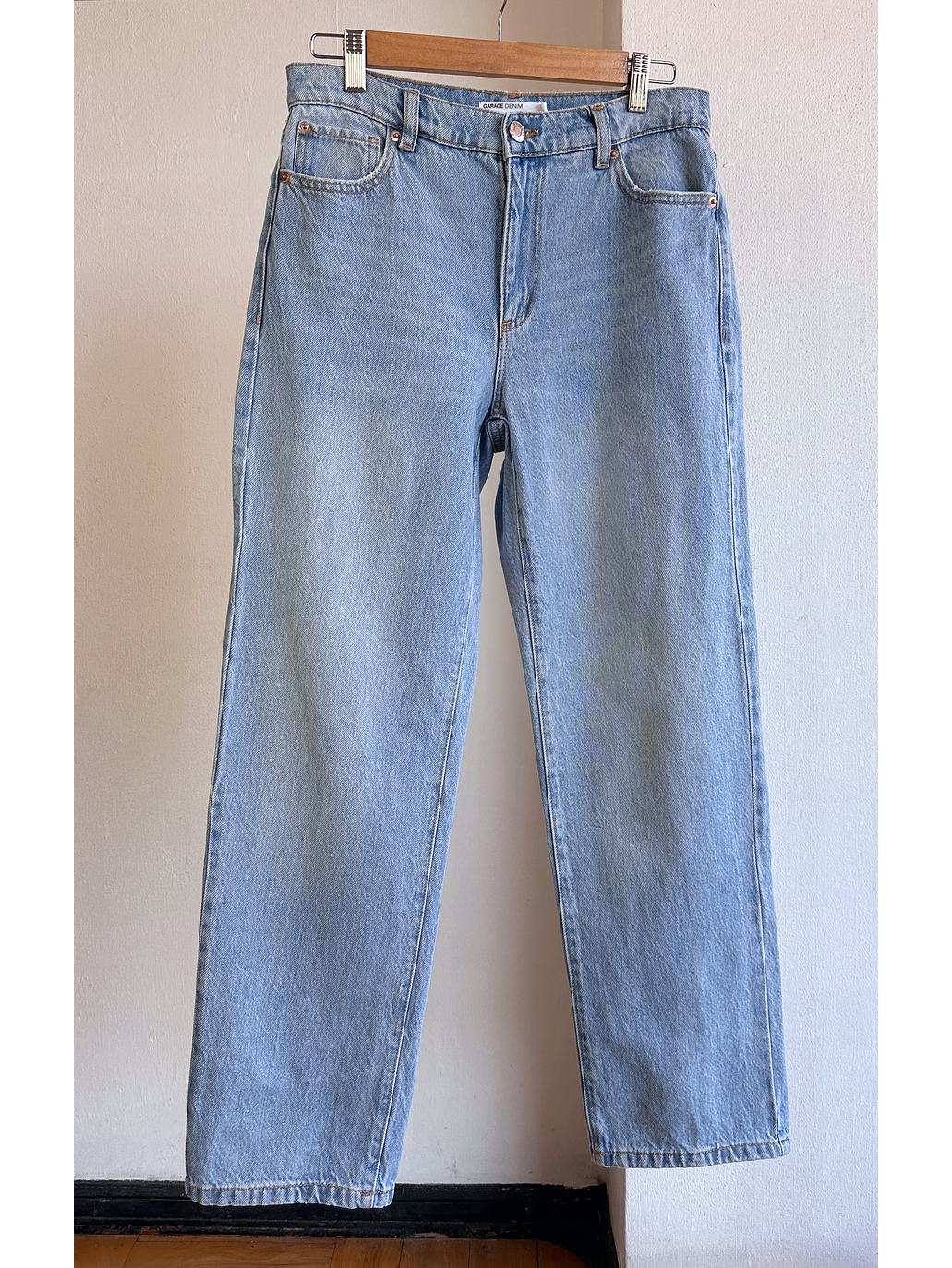 Pantalón mezclilla celeste 1