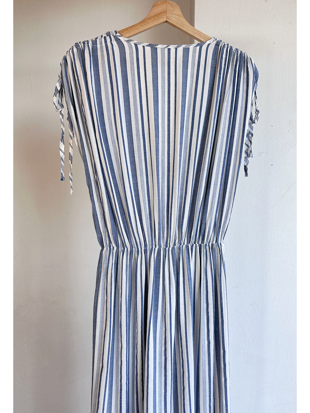 Vestido blanco rayado  4