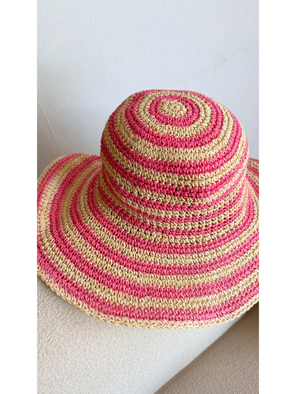 Sombrero tejido vintage  3