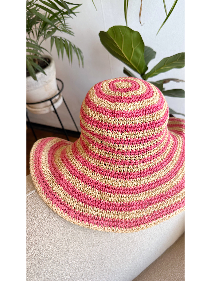 Sombrero tejido vintage  1