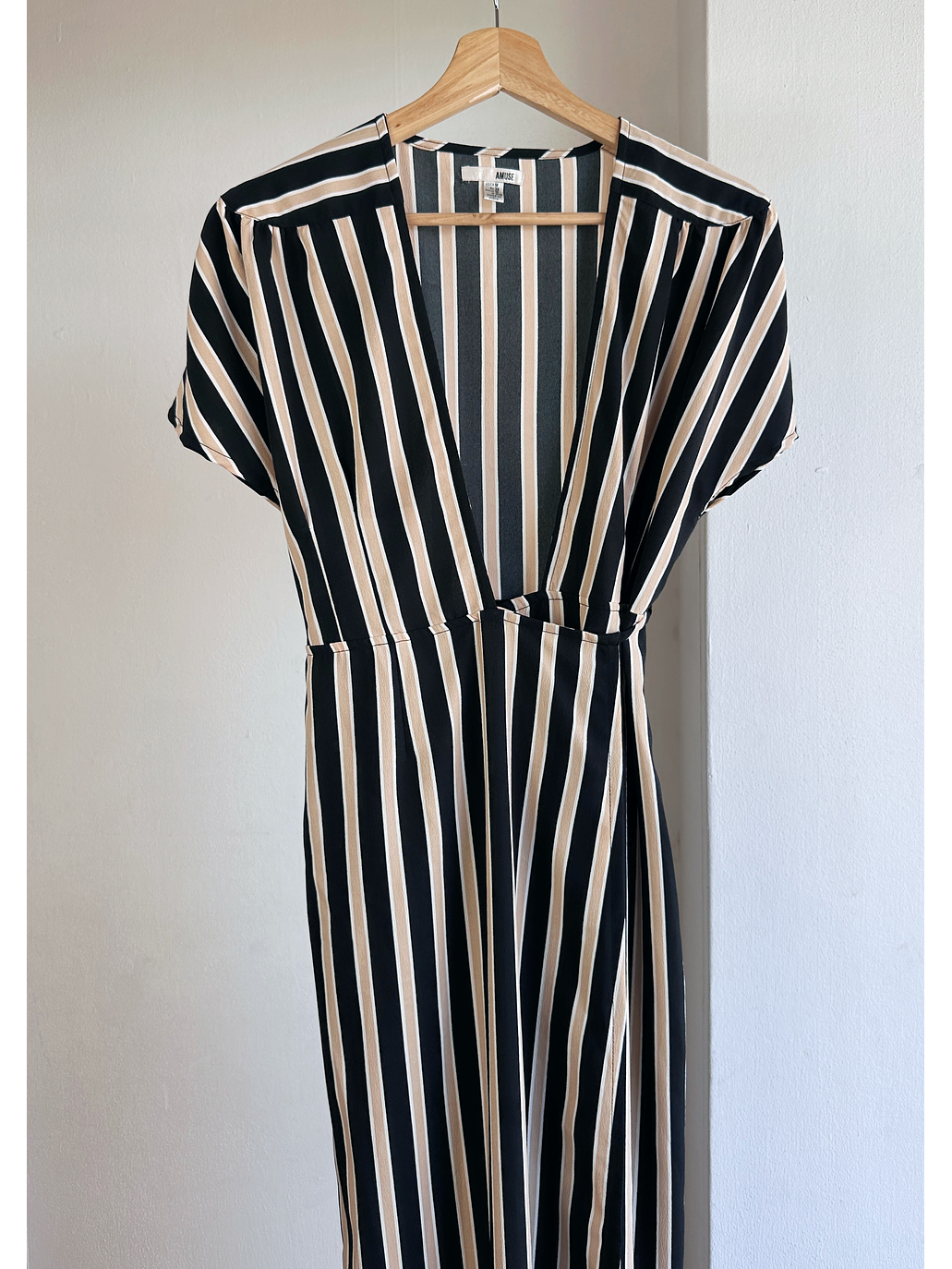 maxi vestido rayado  2