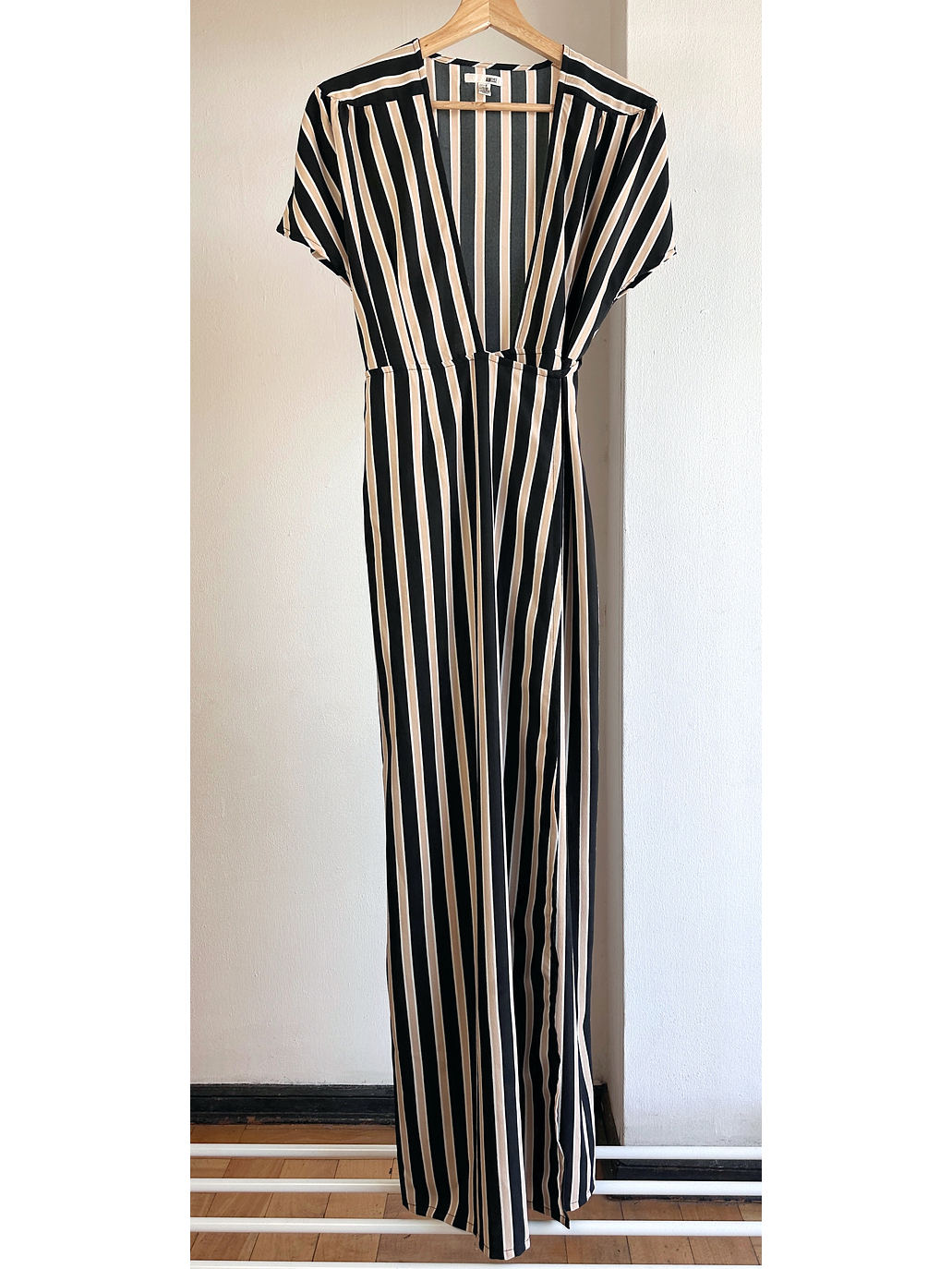 maxi vestido rayado  1