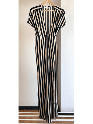 maxi vestido rayado 