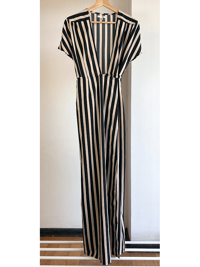 maxi vestido rayado  1