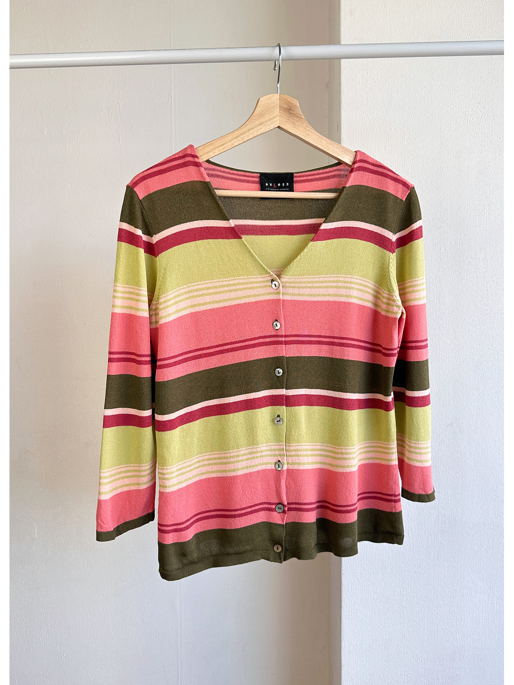 Top hilo vintage manga 3/4  1