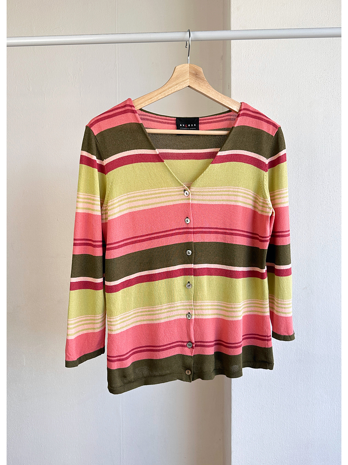 Top hilo vintage manga 3/4  1