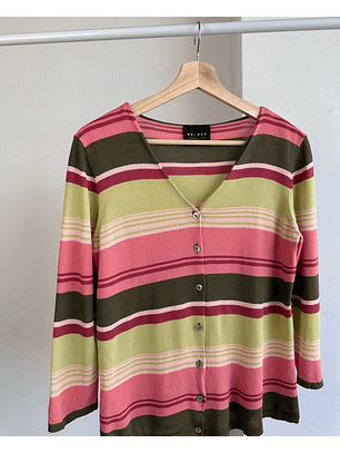 Top hilo vintage manga 3/4 