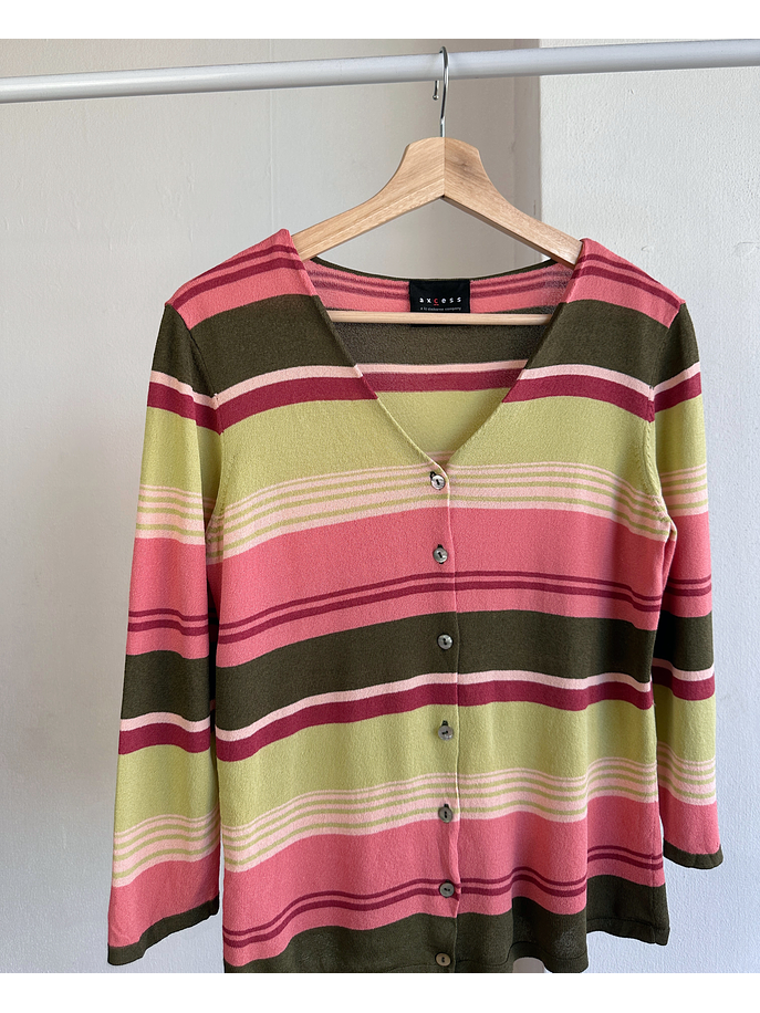 Top hilo vintage manga 3/4  2