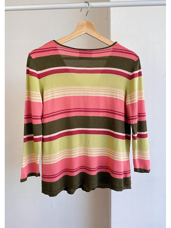 Top hilo vintage manga 3/4  3